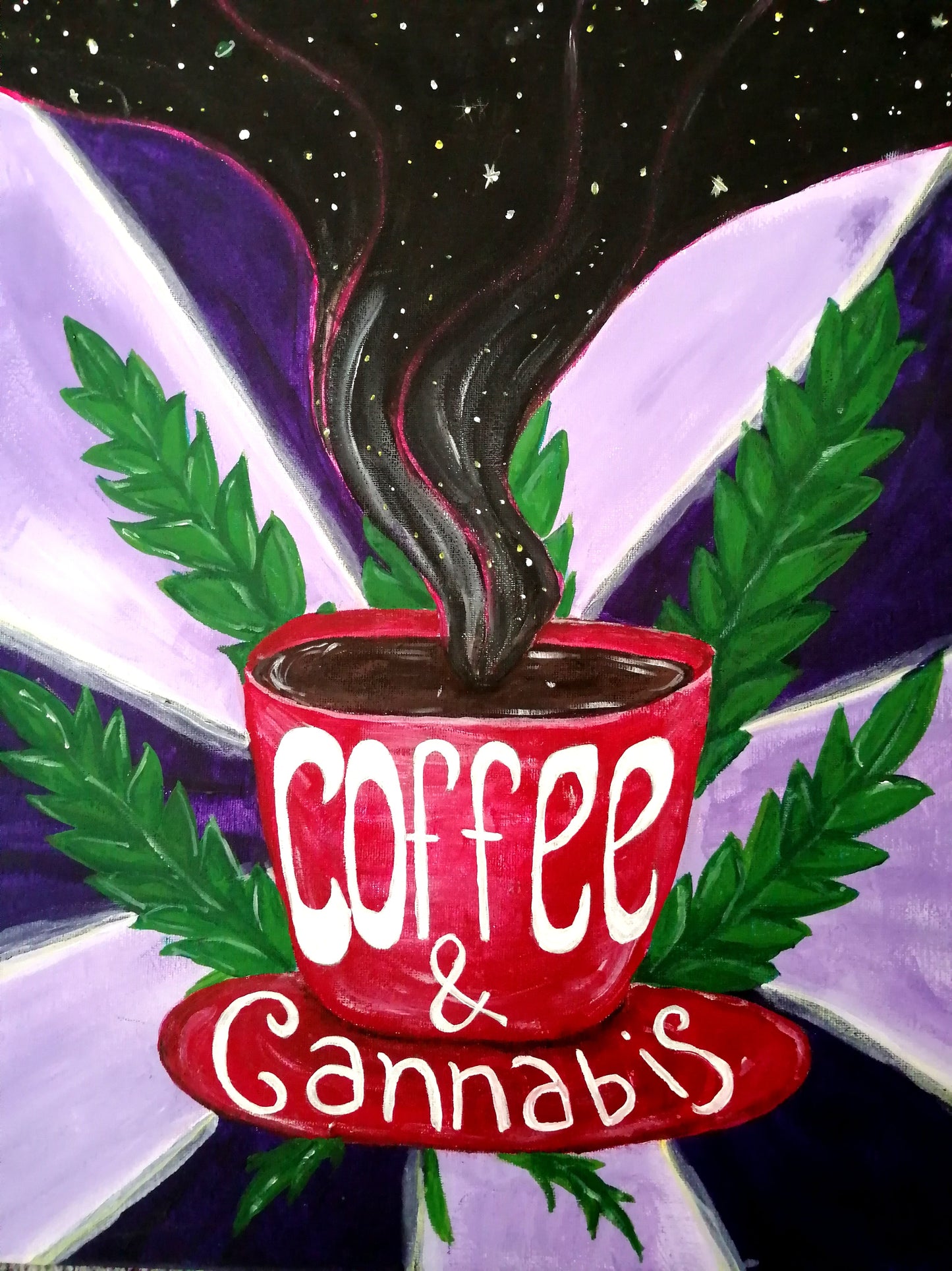 Coffee & Cannabis Print