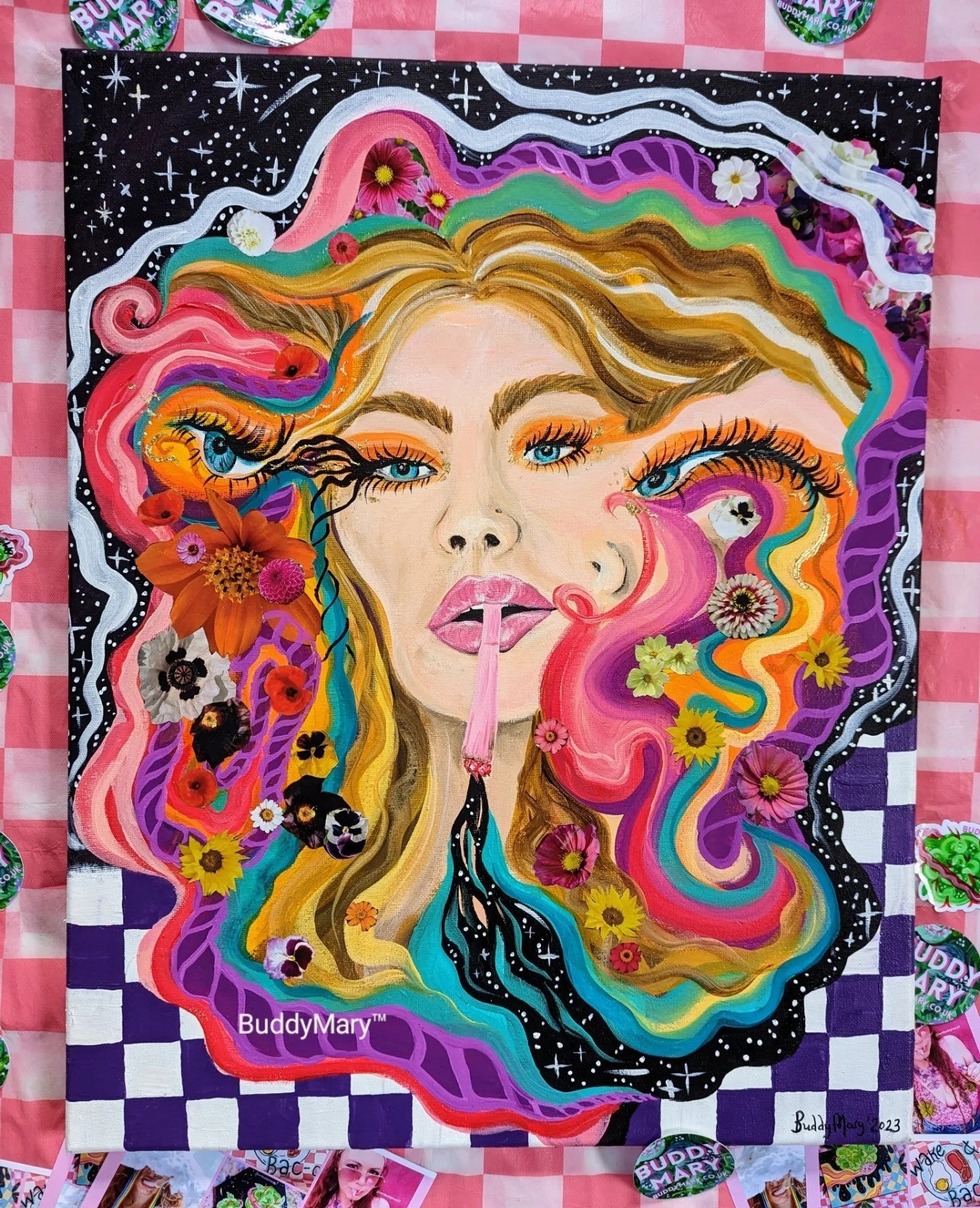 Waltz of the Flowers Painting Replica A4 Print