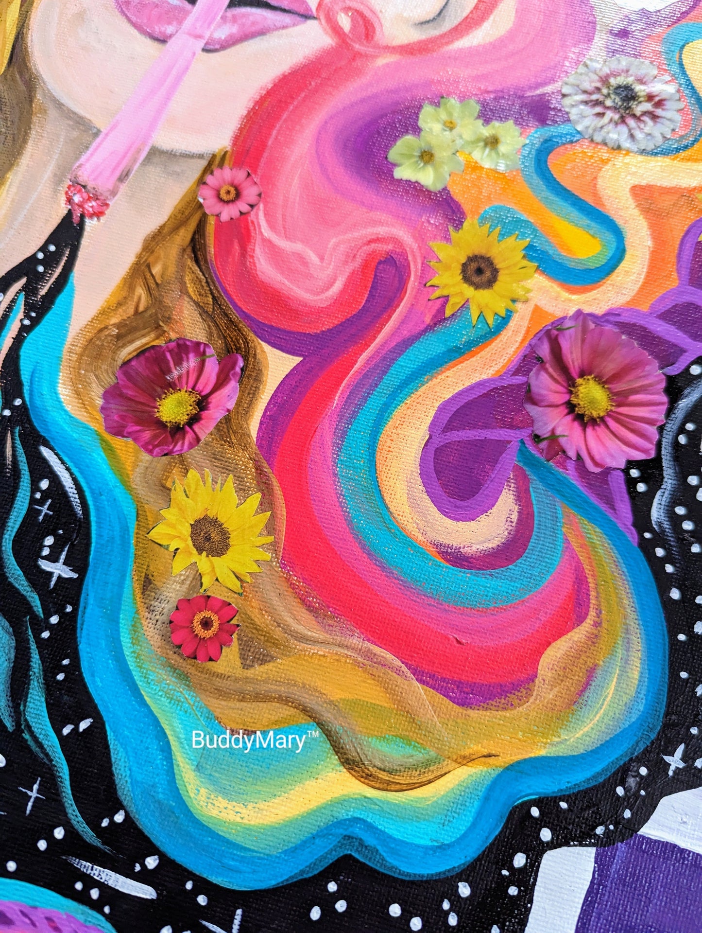 Waltz of the Flowers Painting Replica A4 Print