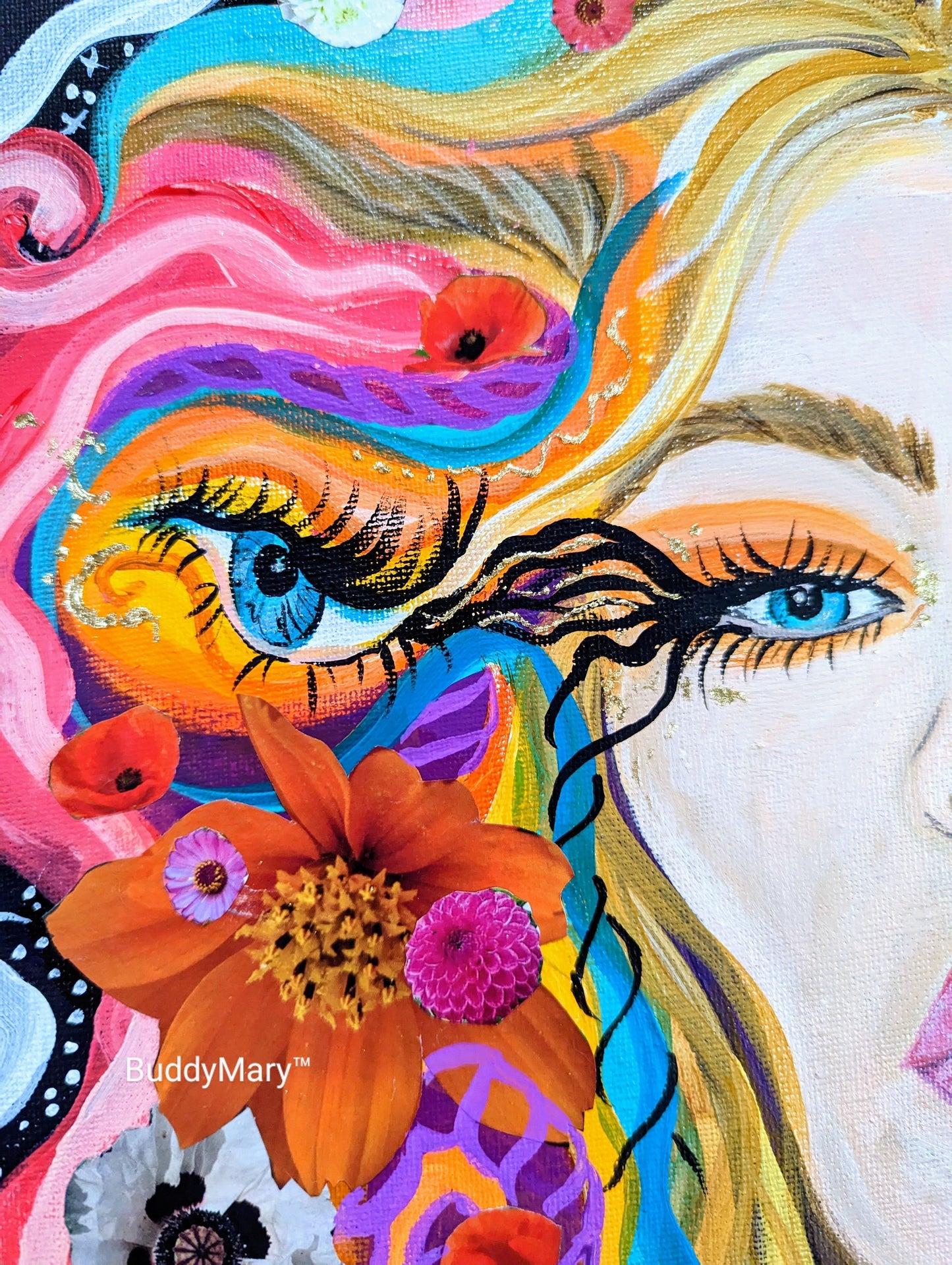 Waltz of the Flowers Painting Replica A4 Print